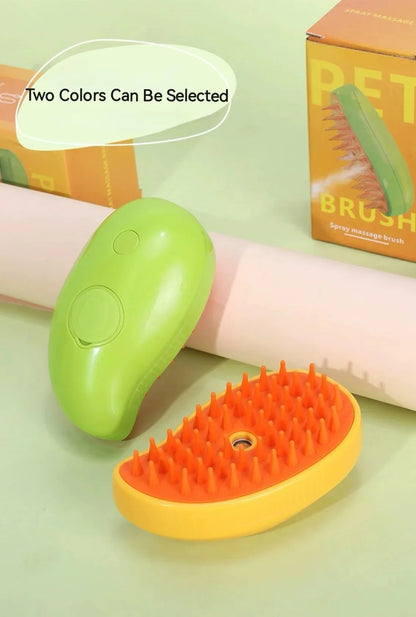 Brosse haut de gamme avec diffuseur, sensation de bien être garantie pour votre animal