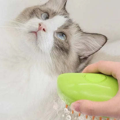 Brosse haut de gamme avec diffuseur, sensation de bien être garantie pour votre animal