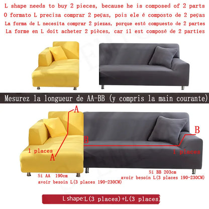 Housse de protection extensible pour canapé et fauteuil, pour animaux de compagnie et enfants, pour salon